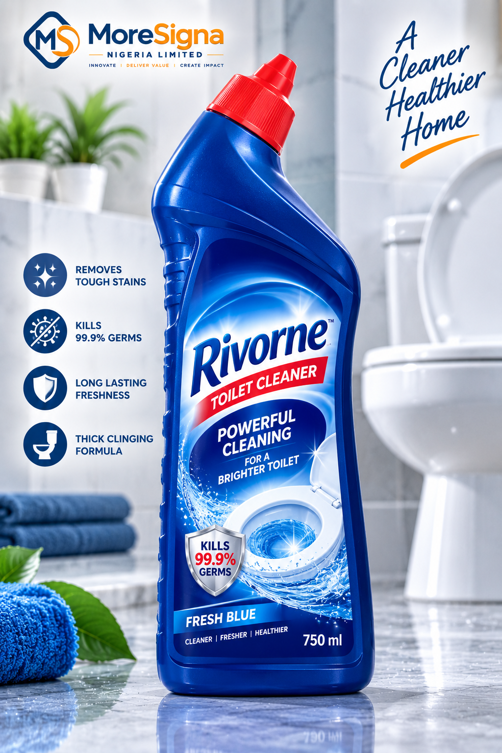 Oozing More Toilet Cleaner